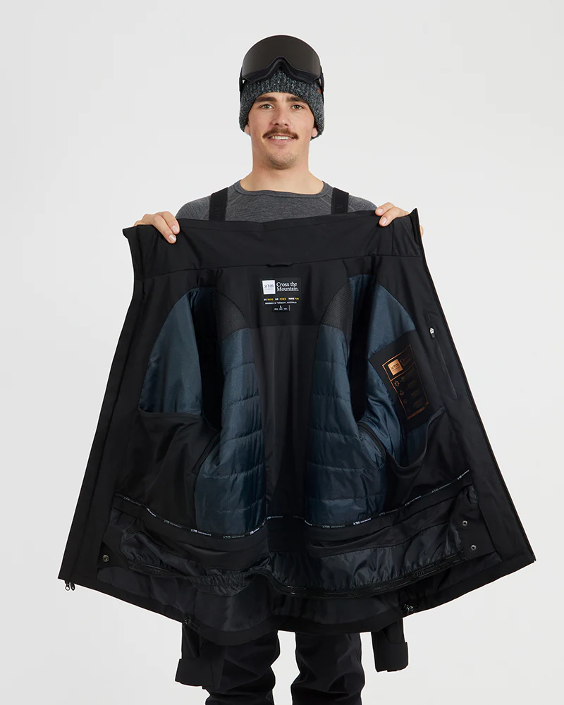 Quantum Mens Snow Jacket Black - Image 6