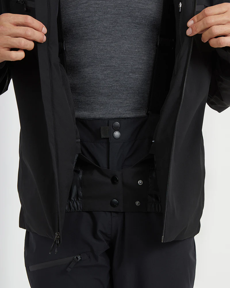 Quantum Mens Snow Jacket Black - Image 9