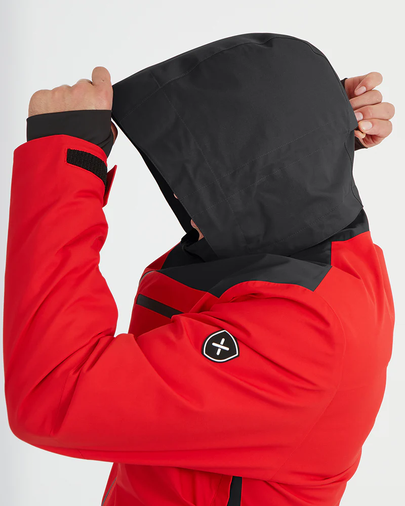 Quantum Mens Snow Jacket Crimson Red - Image 15