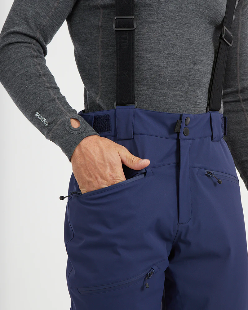 Quest Mens Ski Pant Naval Blue - Image 9