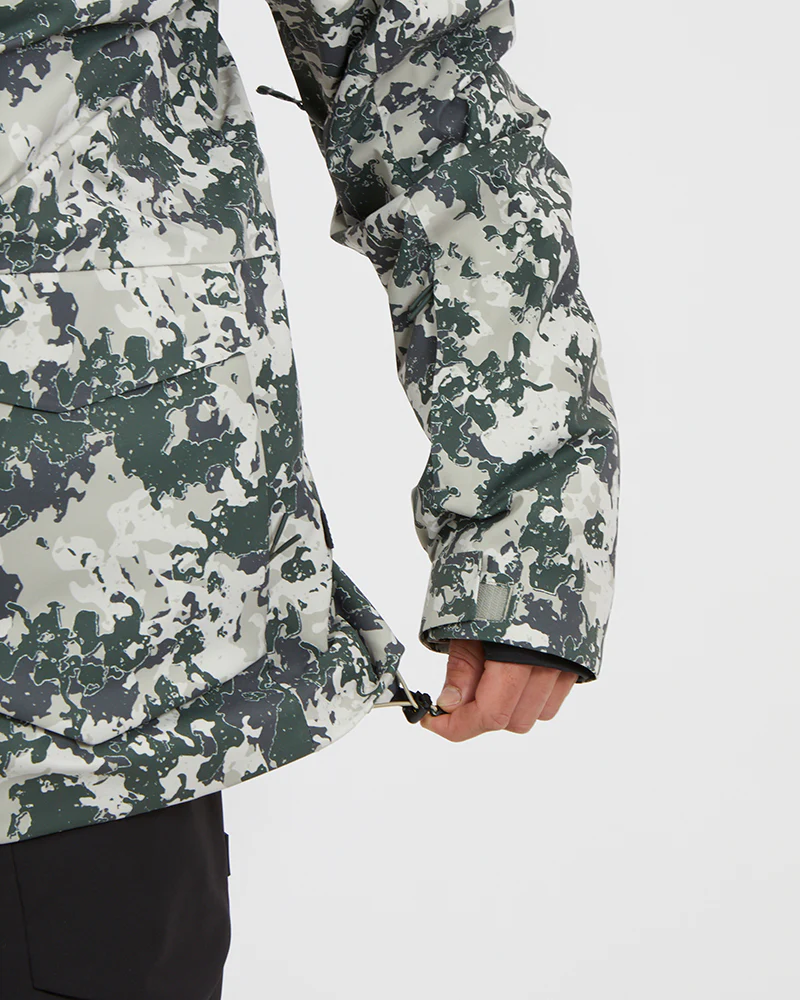 Ridge Line Mens Ski Jacket Stone Lichen - Image 14