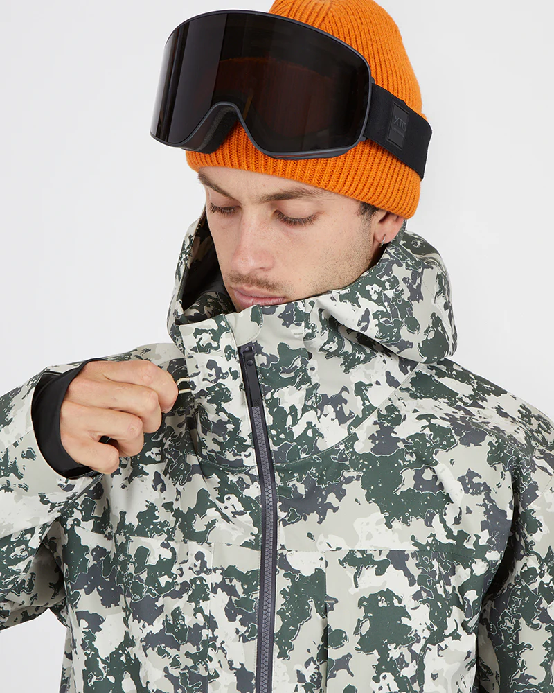Ridge Line Mens Ski Jacket Stone Lichen - Image 19