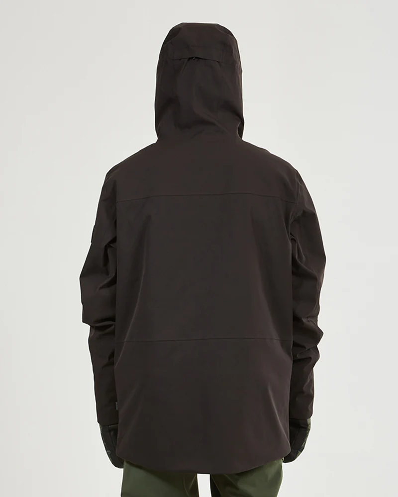 Ridge Line Mens Ski Jacket Black - Image 4