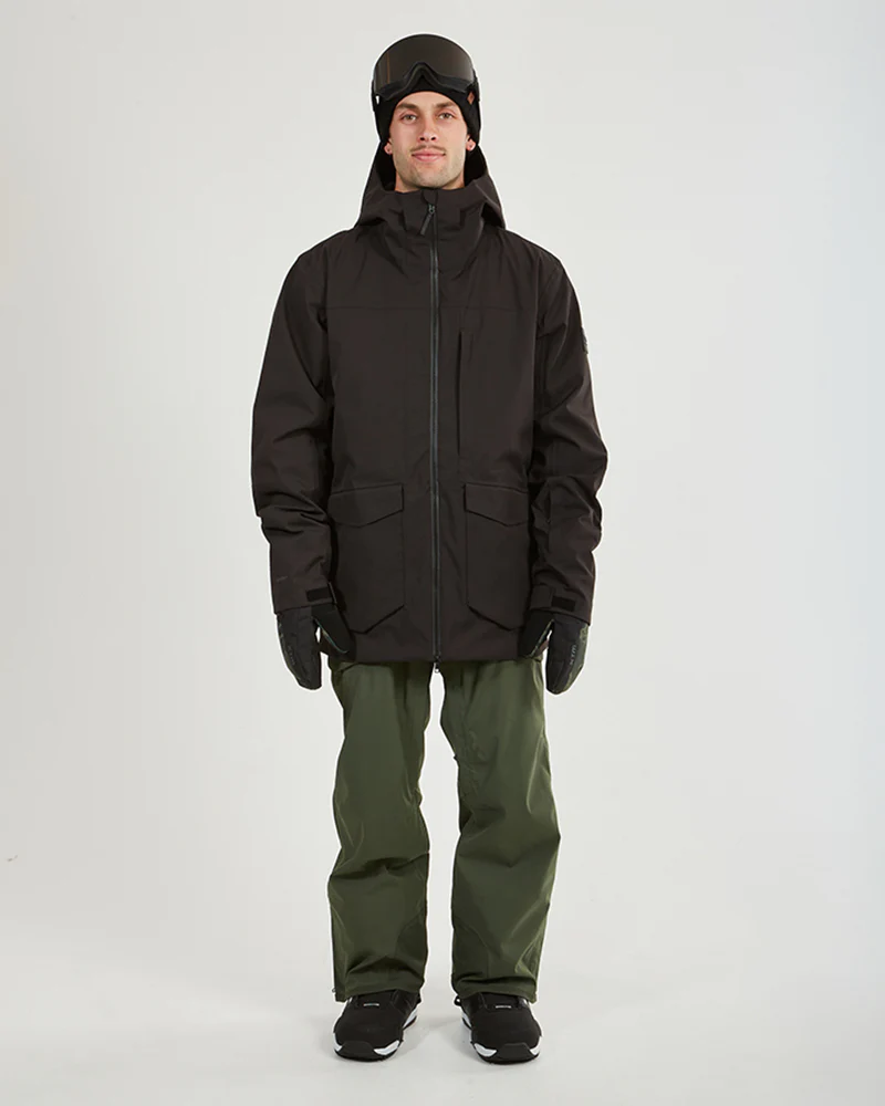 Ridge Line Mens Ski Jacket Black - Image 5