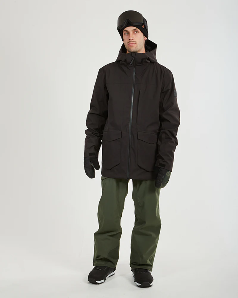 Ridge Line Mens Ski Jacket Black - Image 6