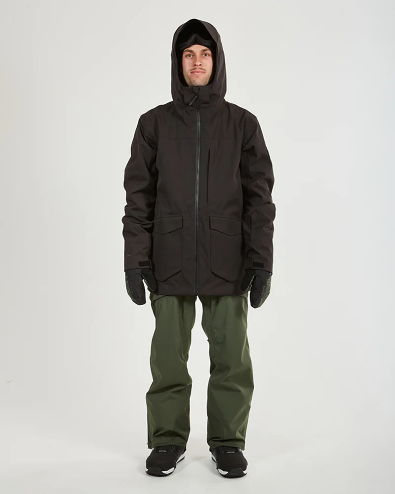 Ridge Line Mens Ski Jacket Black - Image 8