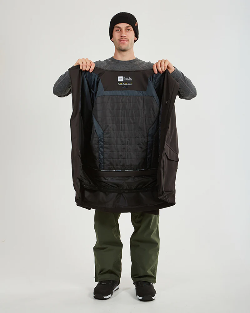 Ridge Line Mens Ski Jacket Black - Image 9