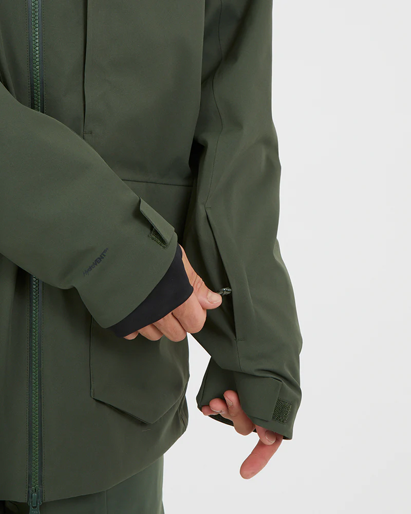 Ridge Line Mens Ski Jacket Ivy - Image 12