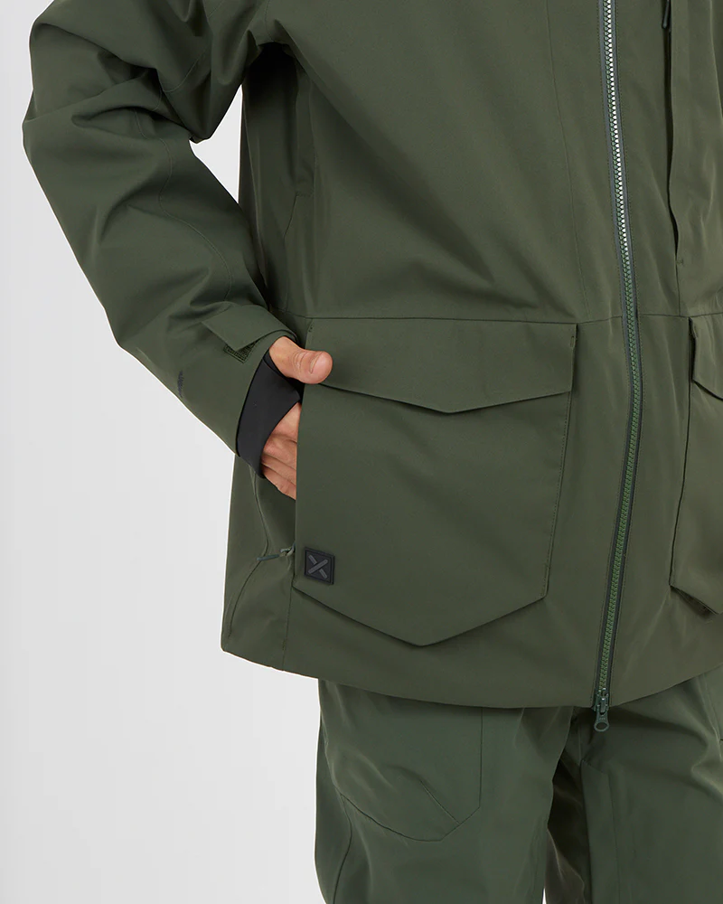 Ridge Line Mens Ski Jacket Ivy - Image 15
