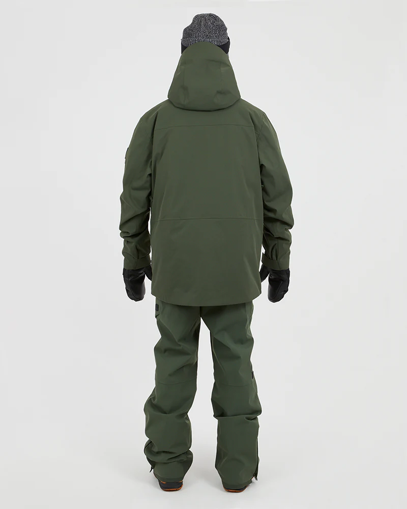 Ridge Line Mens Ski Jacket Ivy - Image 6