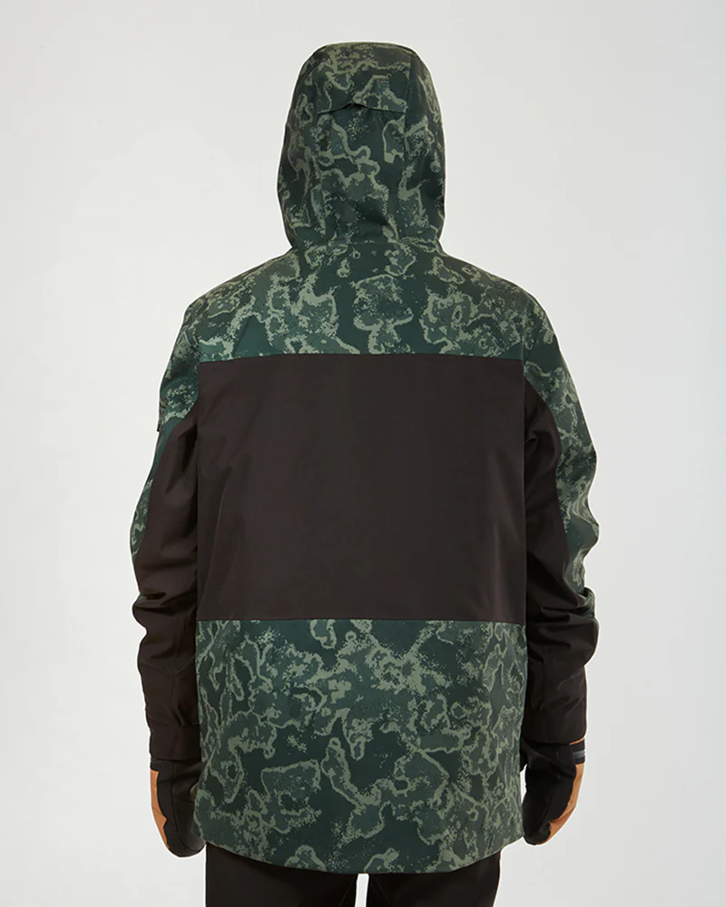 Ridge Line Mens Ski Jacket Lichen Camo - Image 5
