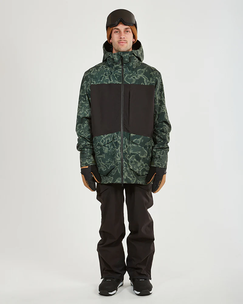 Ridge Line Mens Ski Jacket Lichen Camo - Image 6