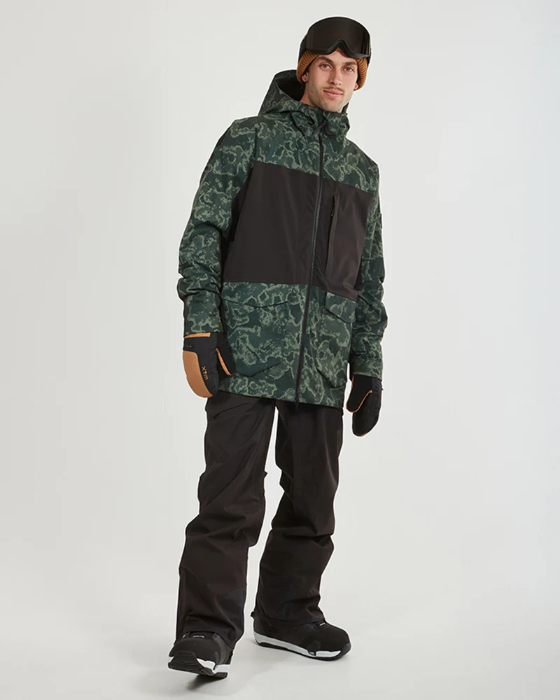Ridge Line Mens Ski Jacket Lichen Camo - Image 8