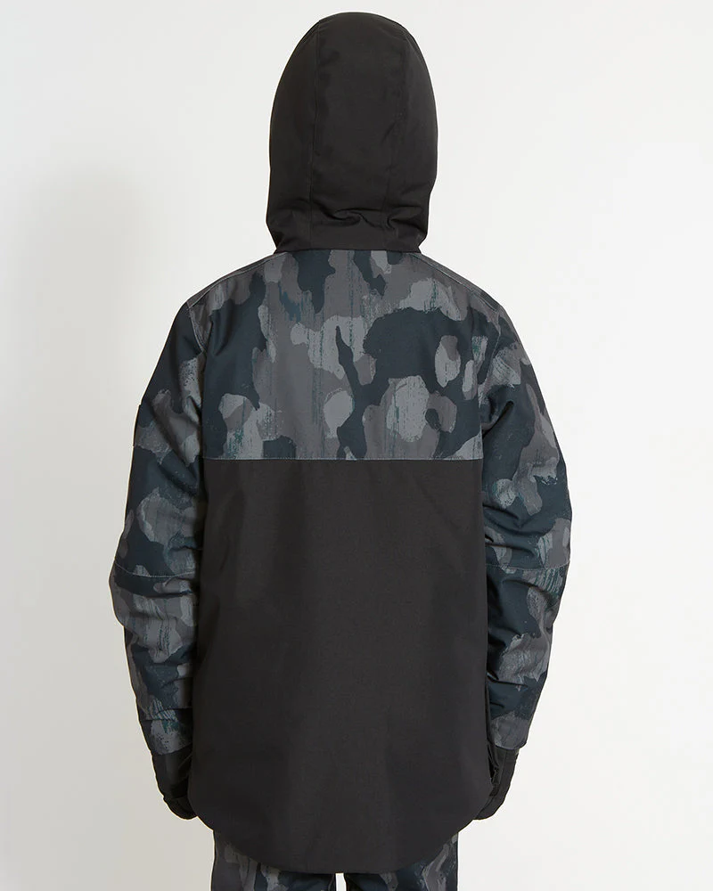 Riley Youth Ski Jacket Anorak - Dusk Snow Camo - SALE - Image 3