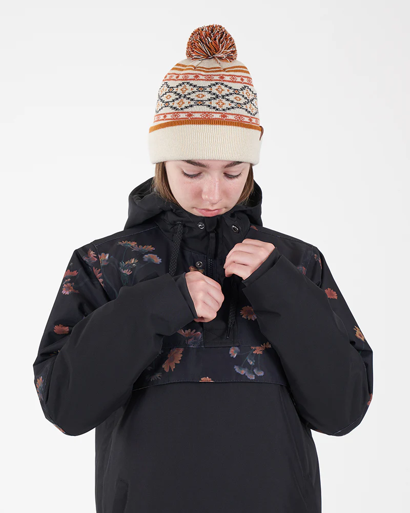 Riley Youth Ski Jacket Anorak Floral  - SALE - Image 6