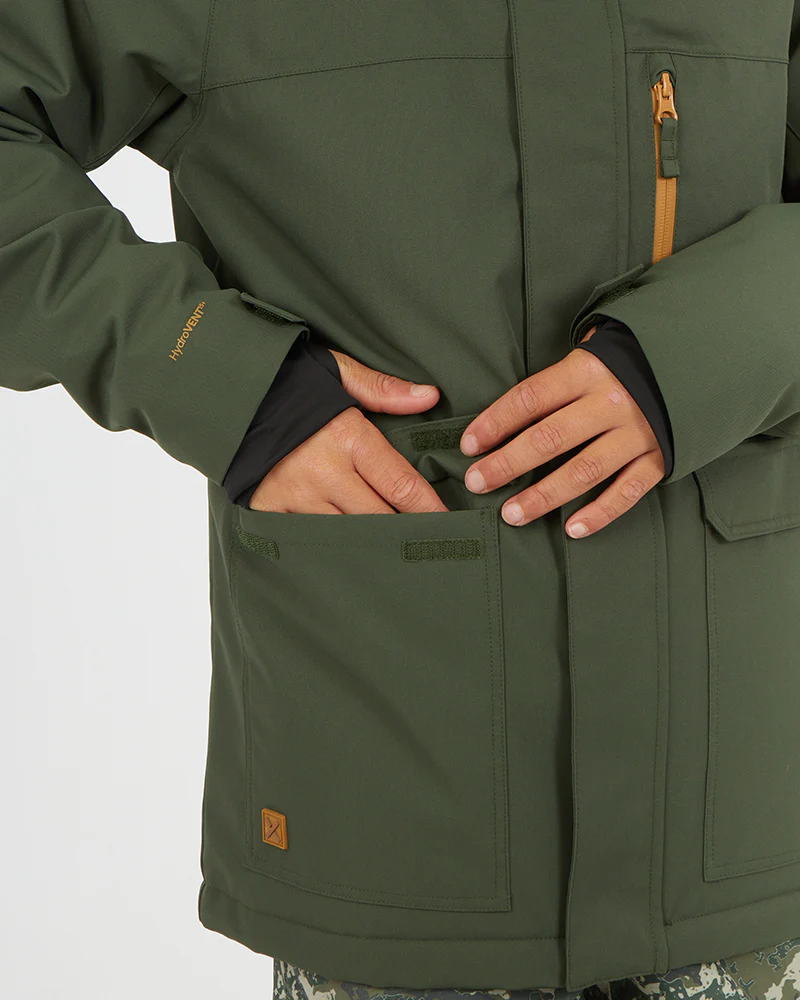 Rumble Kids Ski Jacket 10-16 years Ivy Lichen - Image 15