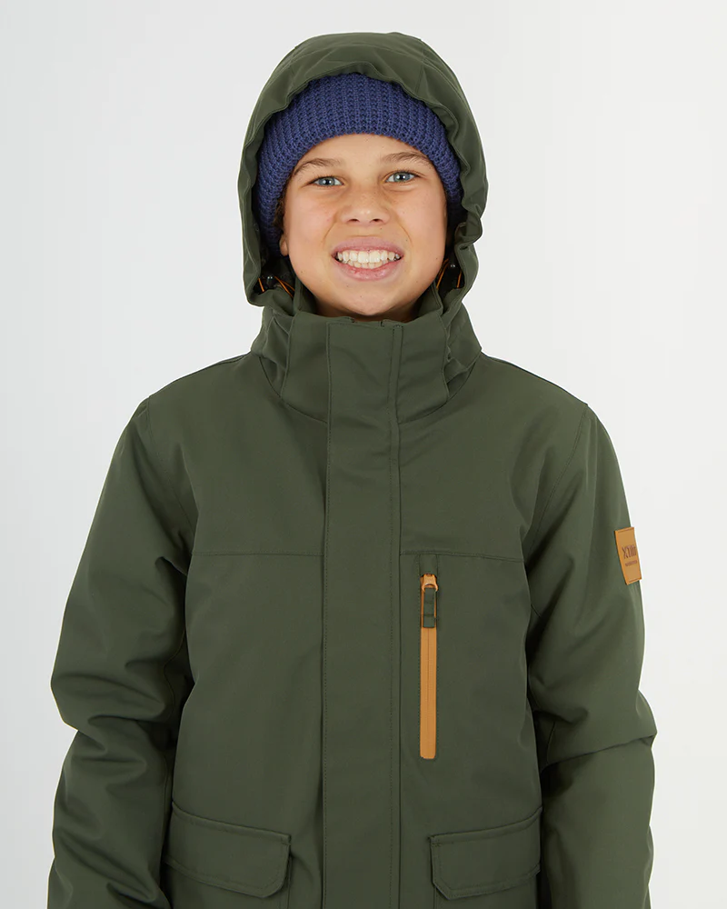Rumble Kids Ski Jacket 10-16 years Ivy Lichen - Image 20