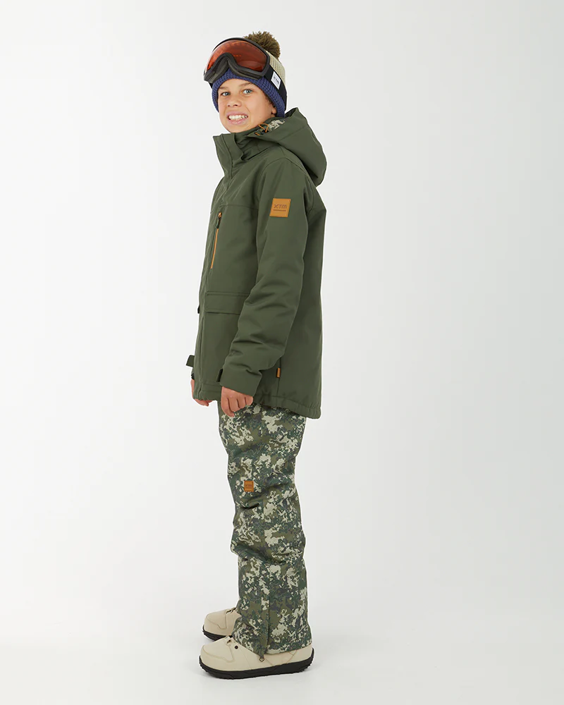 Rumble Kids Ski Jacket 10-16 years Ivy Lichen - Image 6