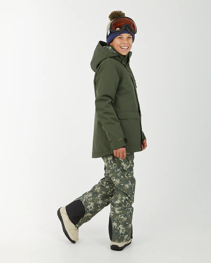 Rumble Kids Ski Jacket 10-16 years Ivy Lichen - Image 8