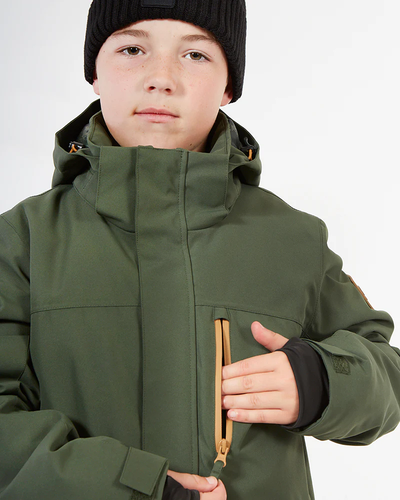 Rumble Kids Ski Jacket 10-16 years Ivy - Image 11