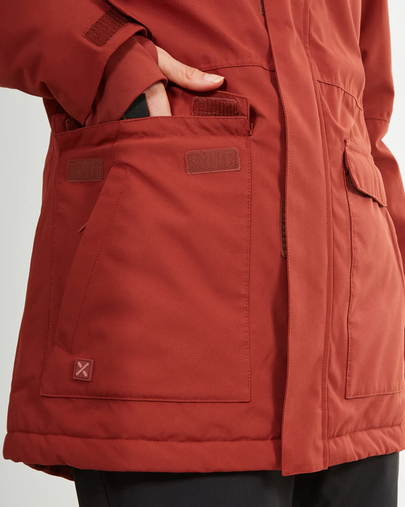 Ryker Womens Snow Jacket Spice - Image 10