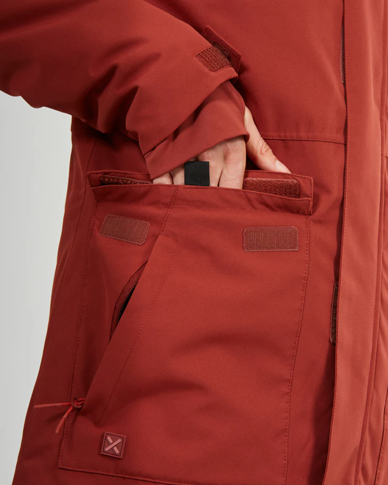 Ryker Womens Snow Jacket Spice - Image 11