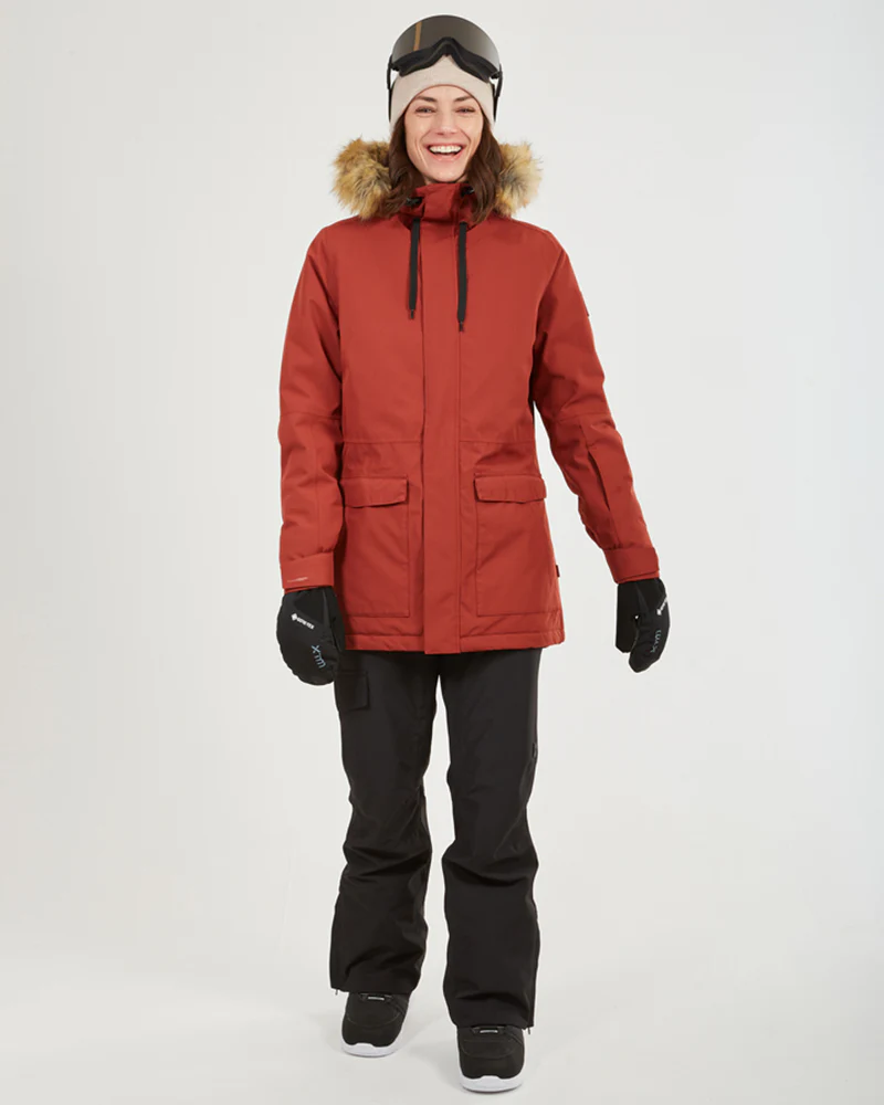Ryker Womens Snow Jacket Spice - Image 4