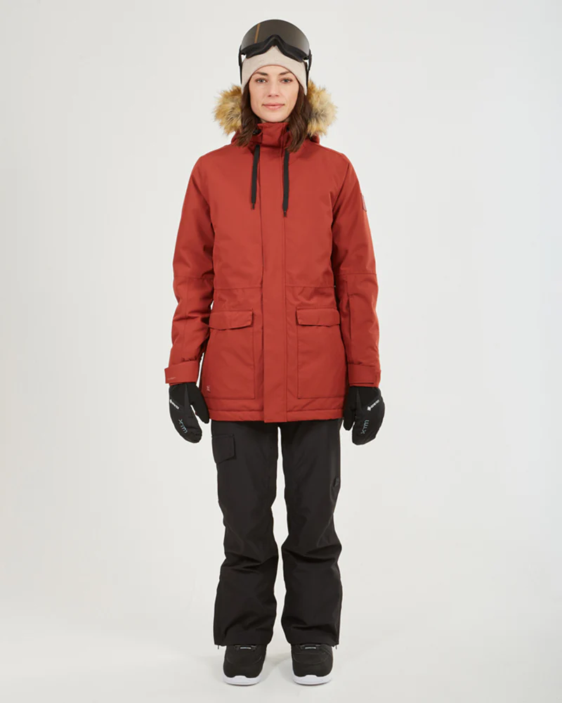 Ryker Womens Snow Jacket Spice - Image 6