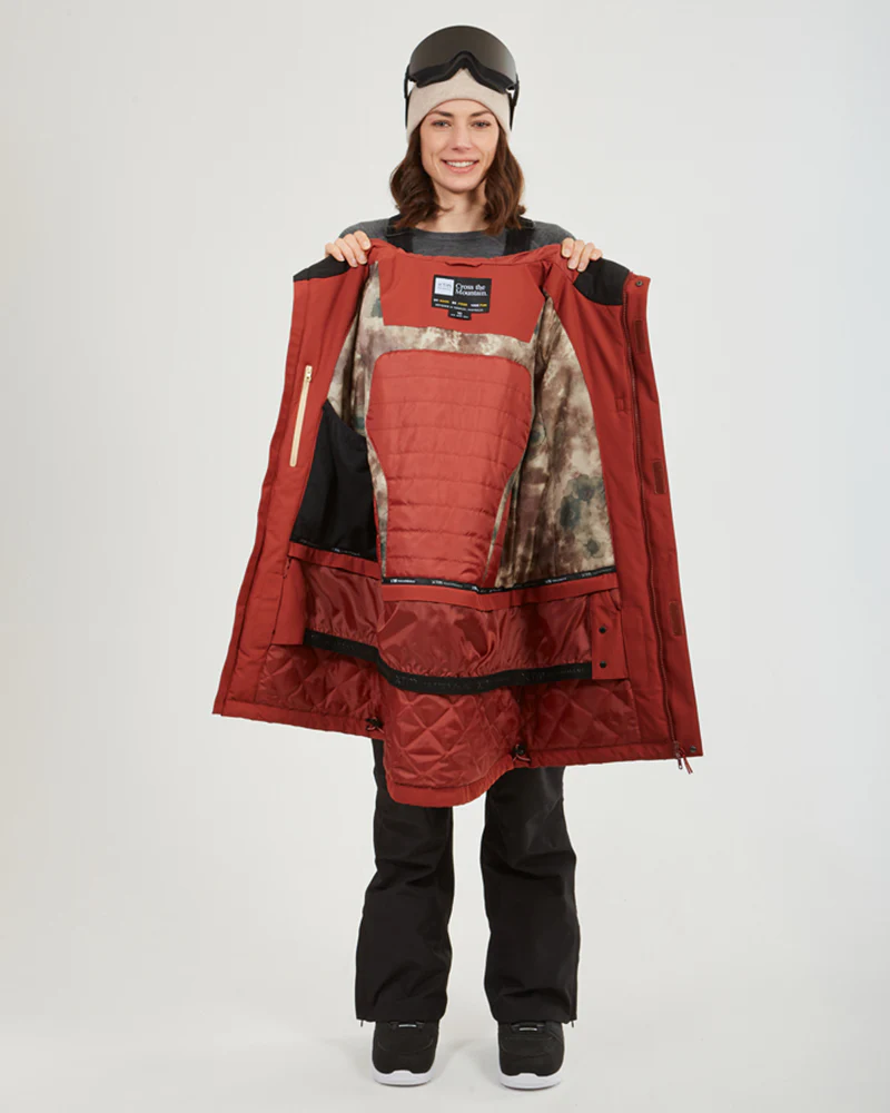 Ryker Womens Snow Jacket Spice - Image 8