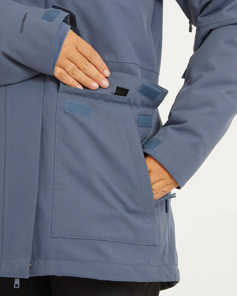 Ryker Womens Snow Jacket Indigo - Image 10