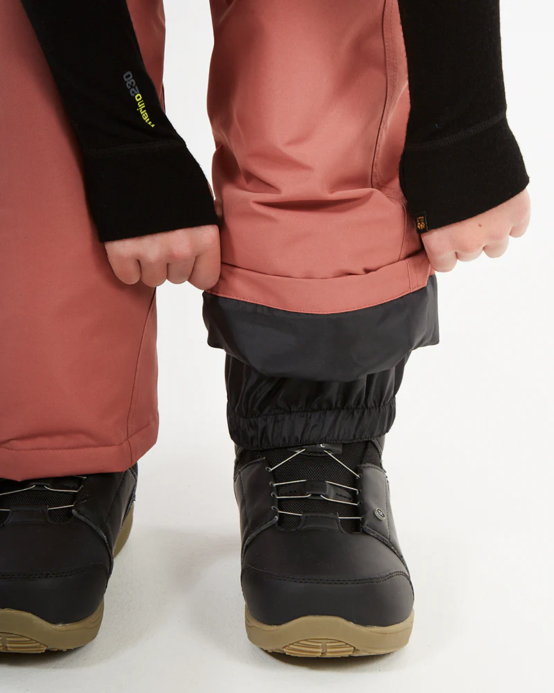 Scoobie II Kids Ski Pant with removable Braces 10-16 years Dusty Pink - Image 9