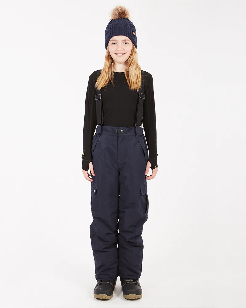 Scoobie II Kids Ski Pant with removable Braces 10-16 years Navy - Image 2