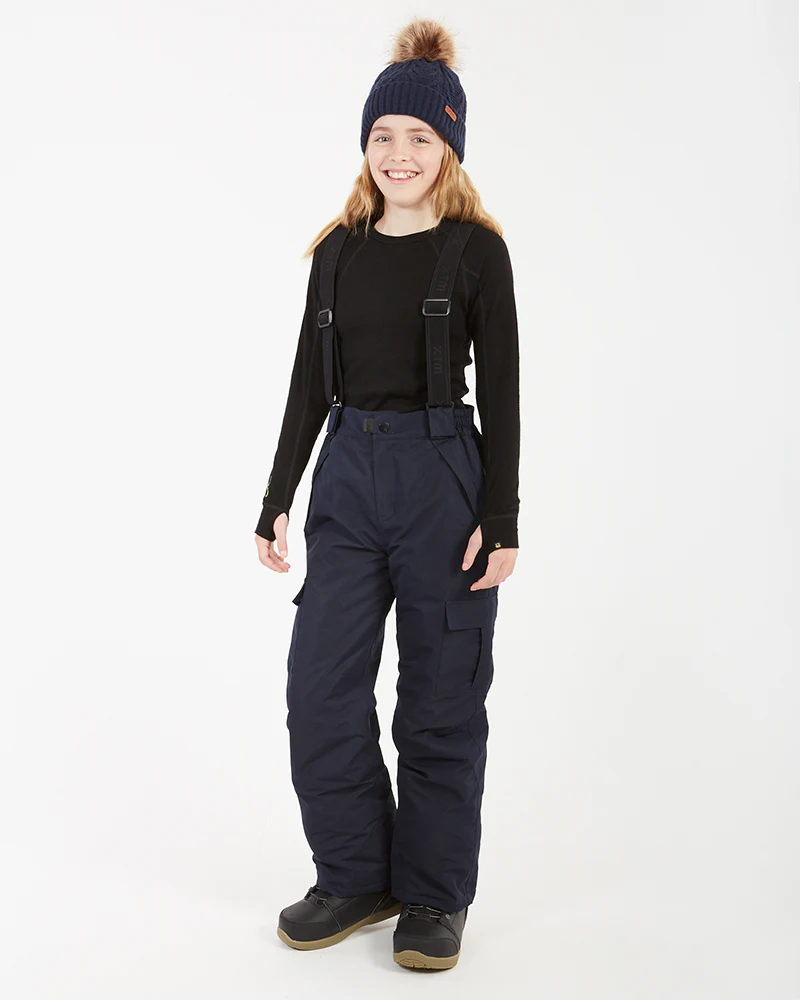 Scoobie II Kids Ski Pant with removable Braces 10-16 years Navy - Image 3