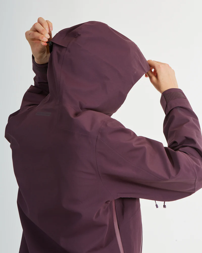 Solitaire Ladies Ski Jacket Plum - Image 10