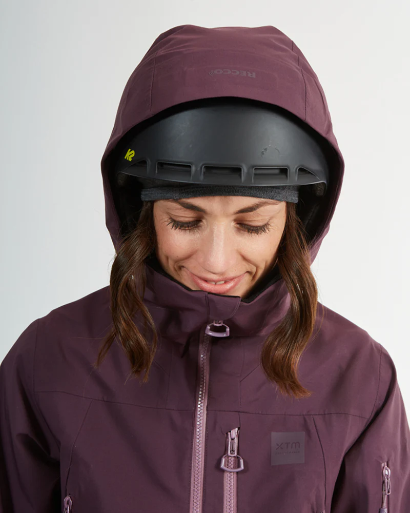 Solitaire Ladies Ski Jacket Plum - Image 20
