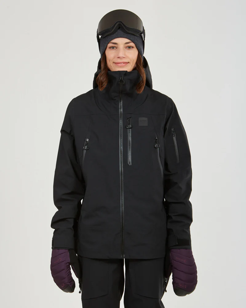Solitaire Ladies Ski Jacket Black