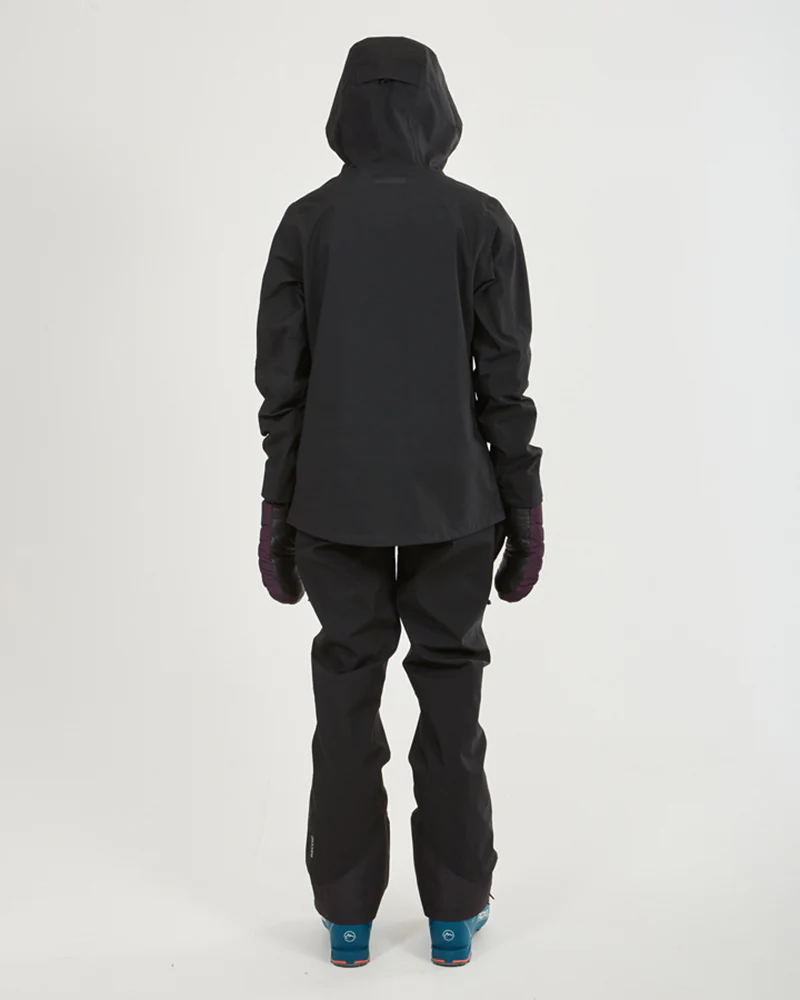 Solitaire Ladies Ski Jacket Black - Image 10