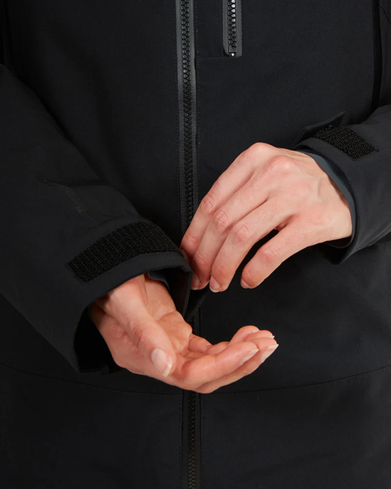 Solitaire Ladies Ski Jacket Black - Image 16