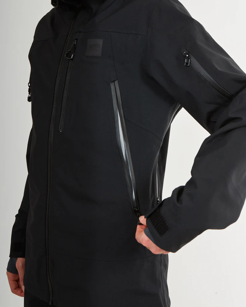 Solitaire Ladies Ski Jacket Black - Image 19