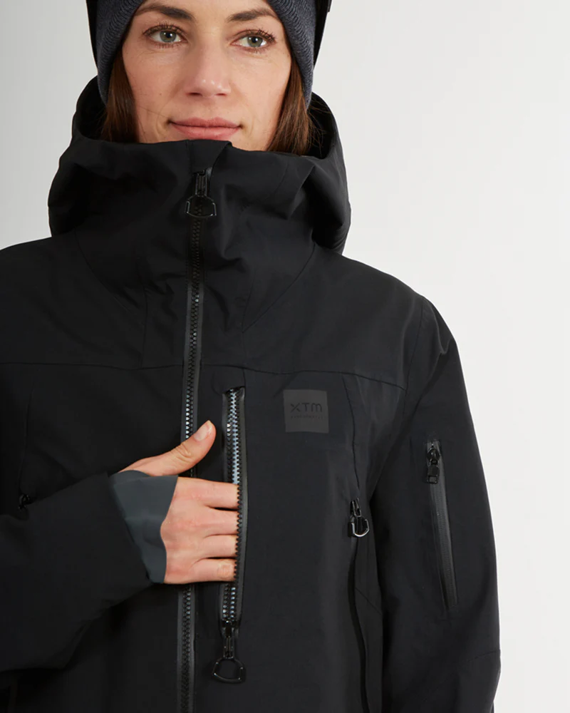 Solitaire Ladies Ski Jacket Black - Image 20