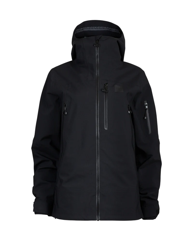Solitaire Ladies Ski Jacket Black - Image 24
