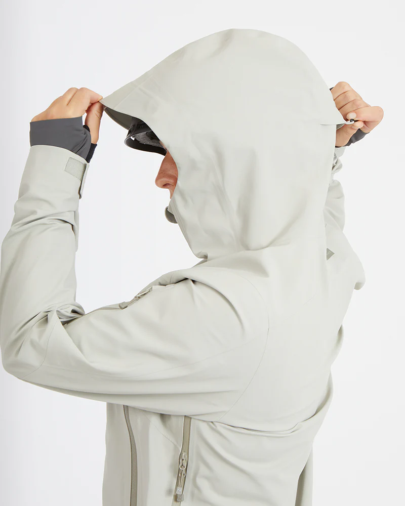 Solitaire Ladies Ski Jacket Stone Grey - Image 11