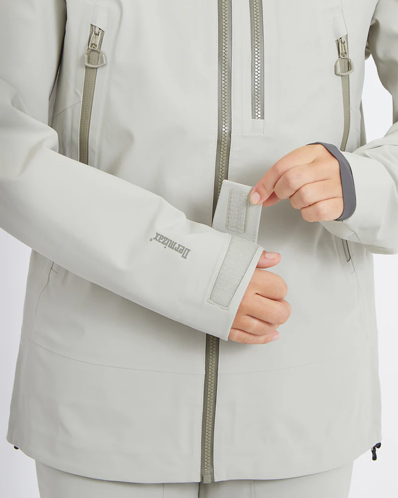 Solitaire Ladies Ski Jacket Stone Grey - Image 17