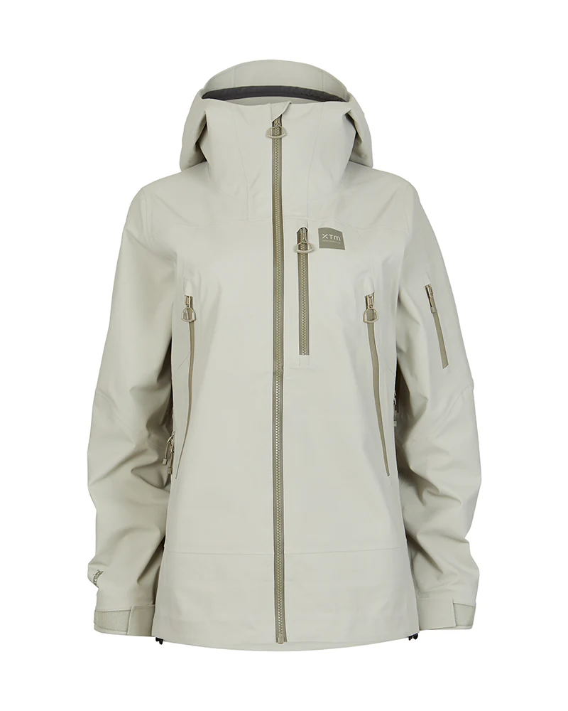 Solitaire Ladies Ski Jacket Stone Grey - Image 23