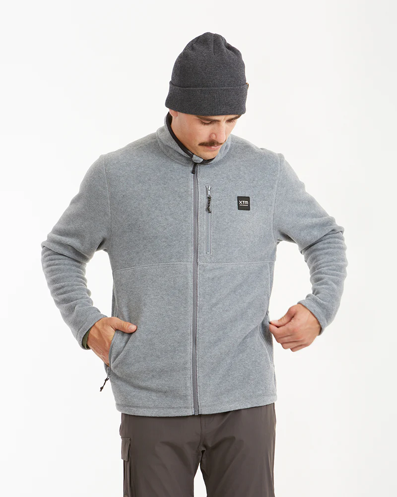 Stanley DWR Recycled Fleece Jacket Light Grey Marle - Image 6