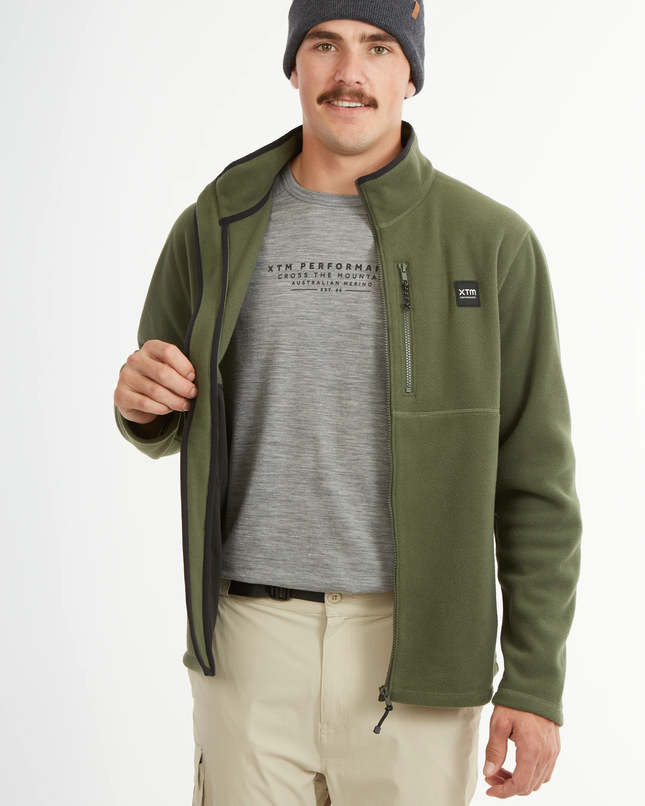 Stanley Fleece Jacket Mens - Ivy - Image 10