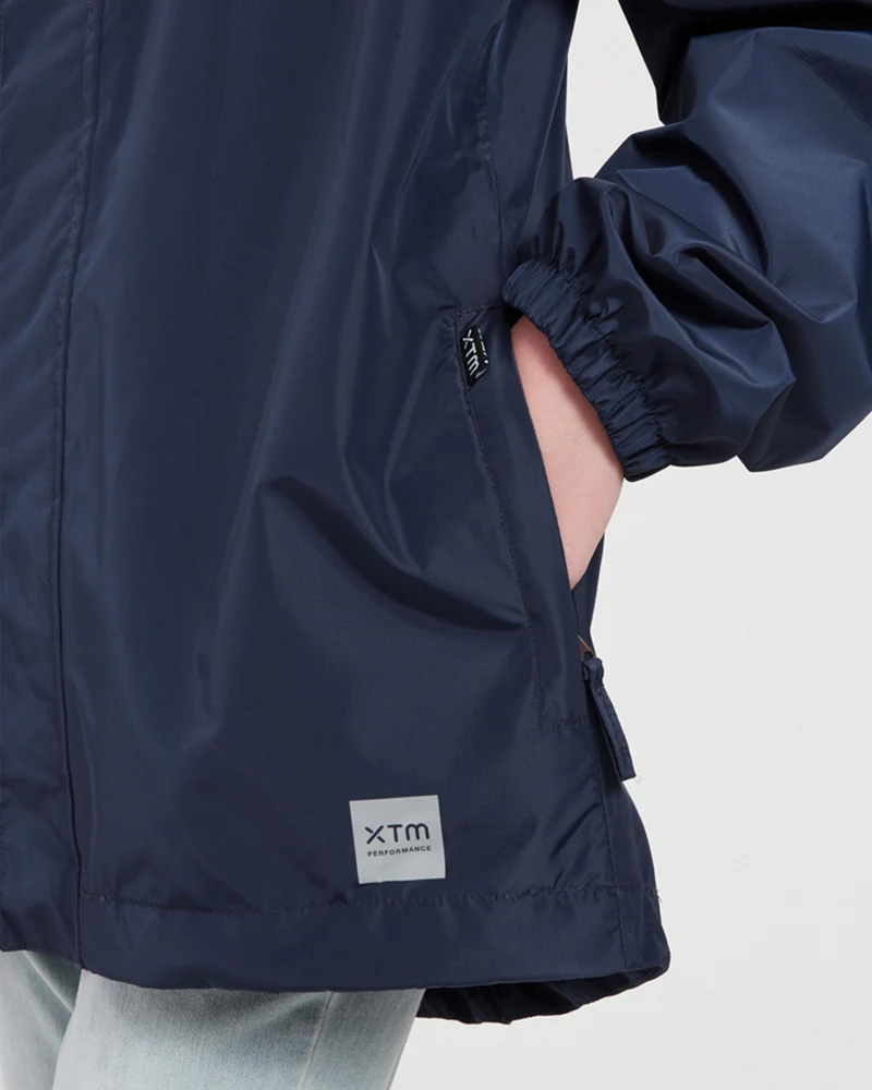 Stash 2L Kids Packable Rain Jacket Patriot Blue - Image 10