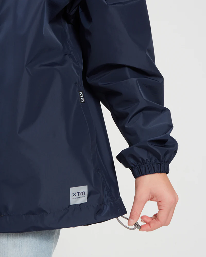 Stash 2L Kids Packable Rain Jacket Patriot Blue - Image 11