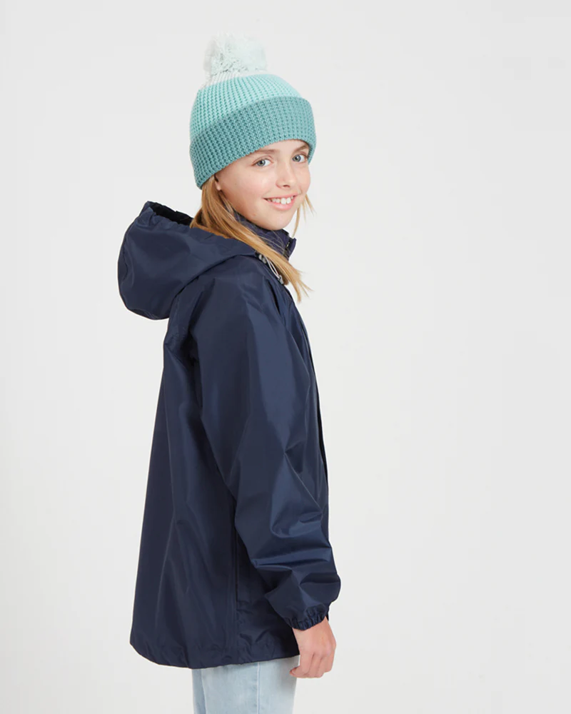 Stash 2L Kids Packable Rain Jacket Patriot Blue - Image 2