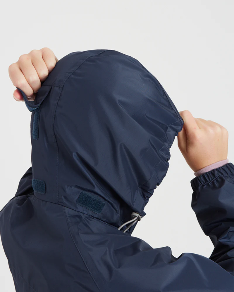 Stash 2L Kids Packable Rain Jacket Patriot Blue - Image 6